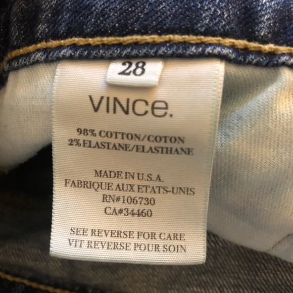 Vince Cutoff Distressed Denim Shorts - Picture 7 of 8